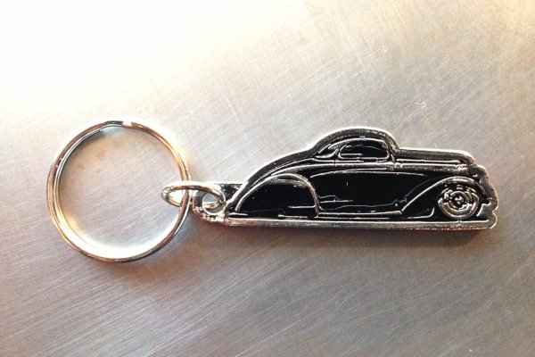 36 3 Window Pewter Key Chain