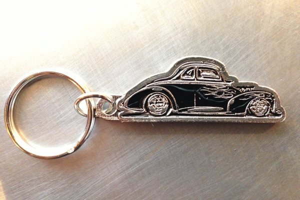 40 Coupe Pewter Key Chain