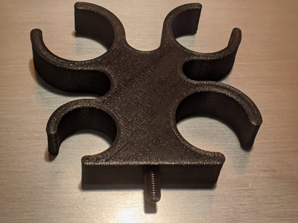 Nylon Four Line Mount for two A/C lines and two heater hoses
