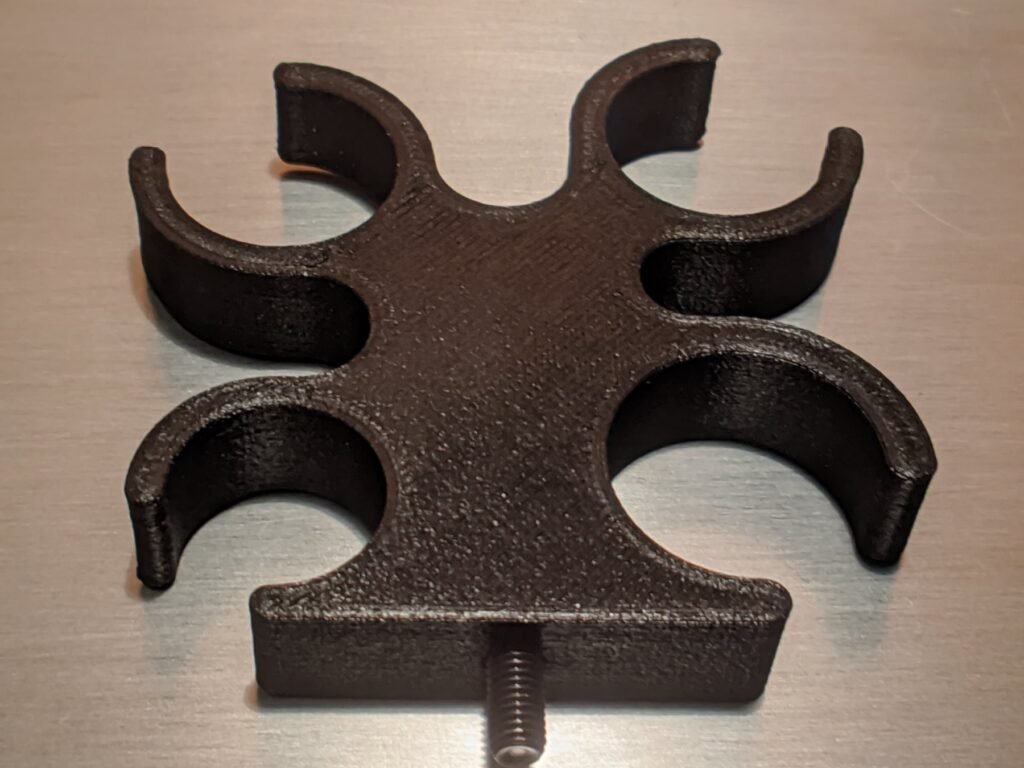Nylon Four Line Mount for two A/C lines and two heater hoses