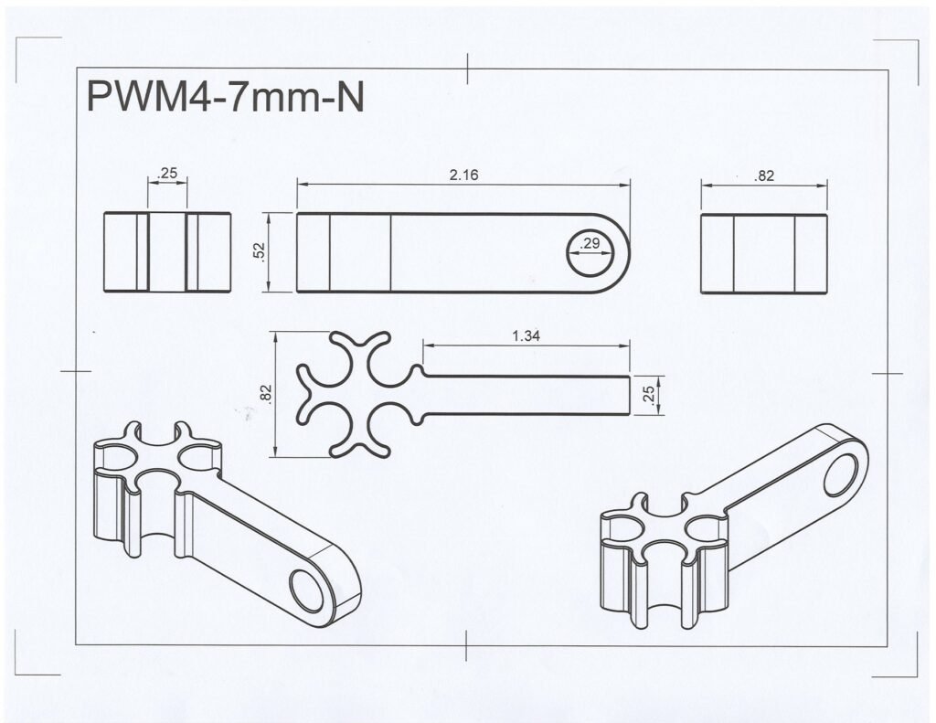 Nylon Plug Wire Mount Four Wire