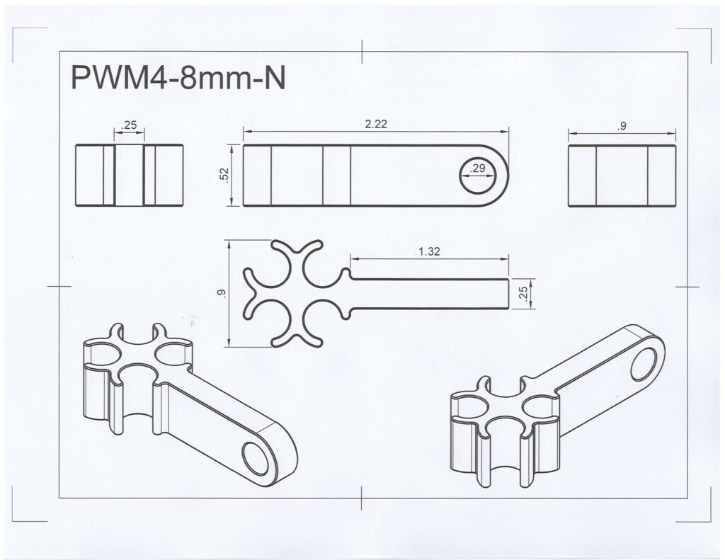 Nylon Plug Wire Mount Four Wire