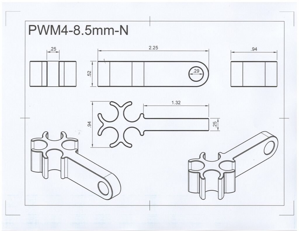 Nylon Plug Wire Mount Four Wire