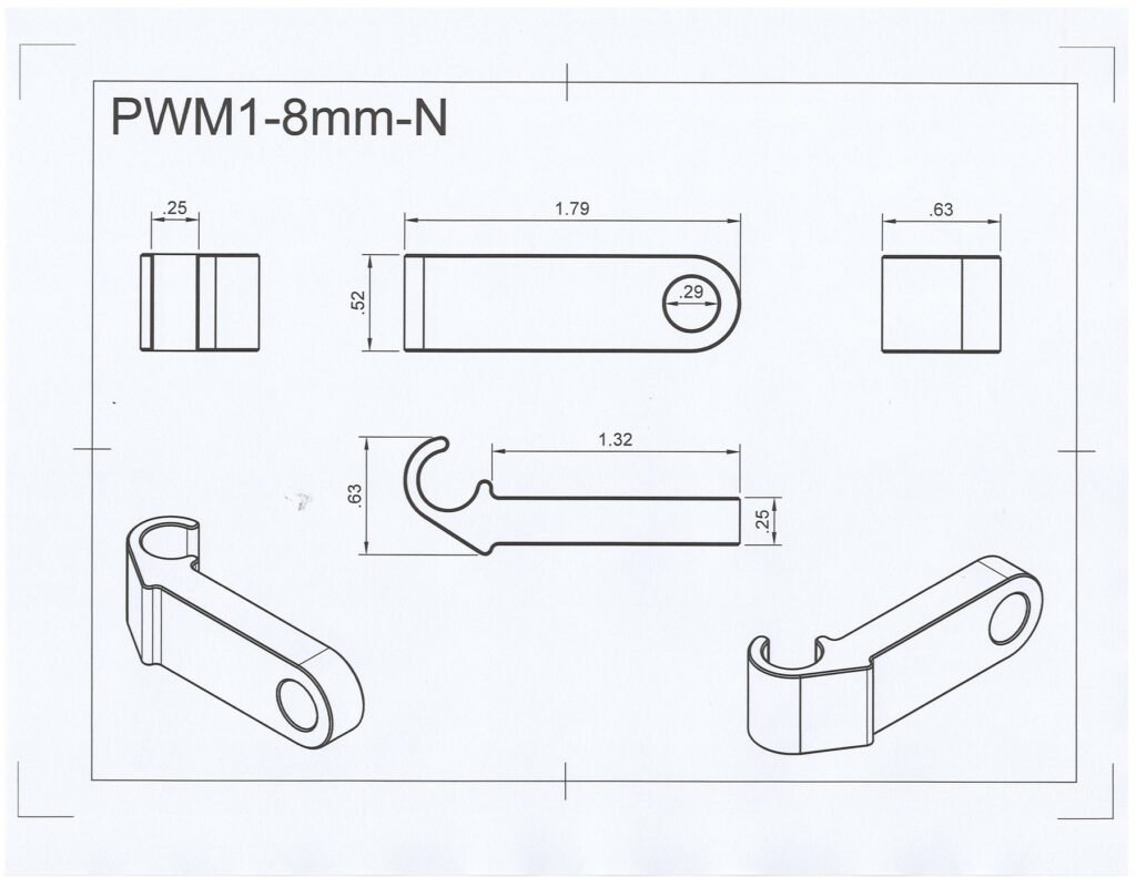 Nylon Plug Wire Mount Single Wire
