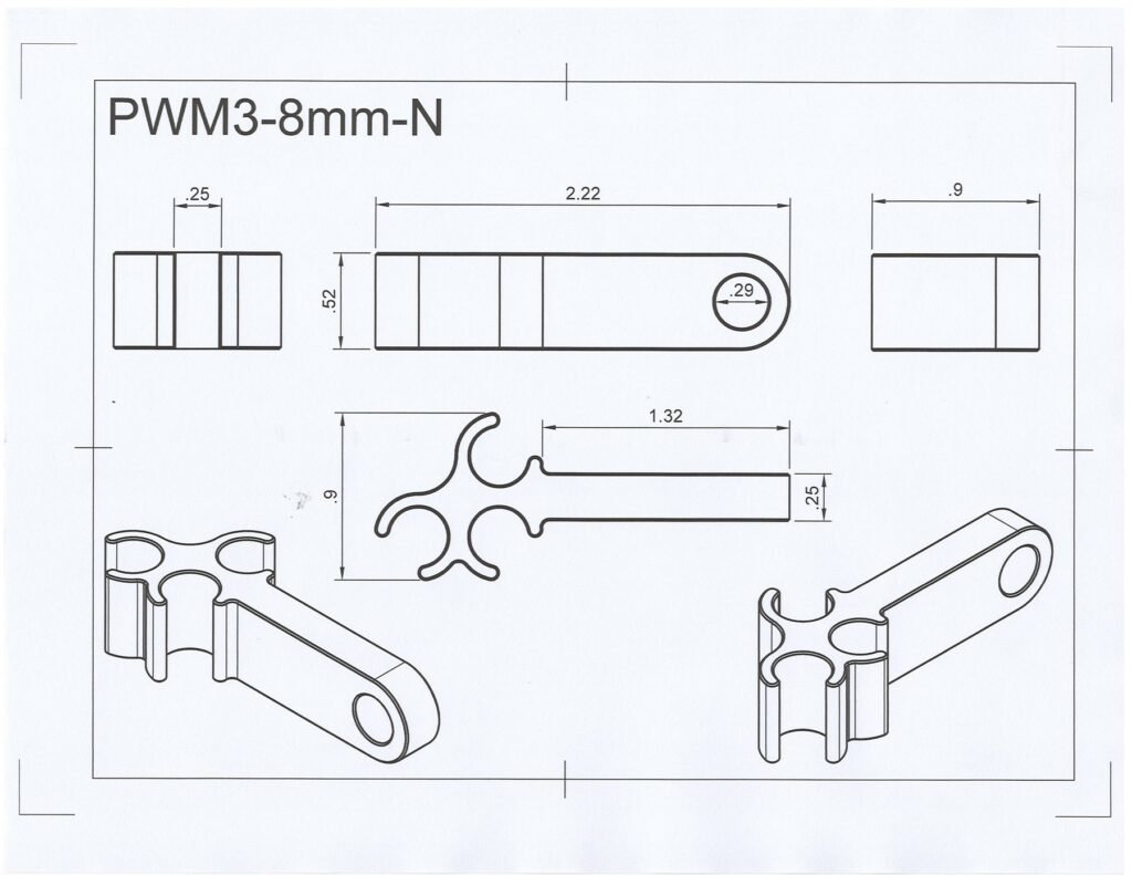 Nylon Plug Wire Mount Three Wire