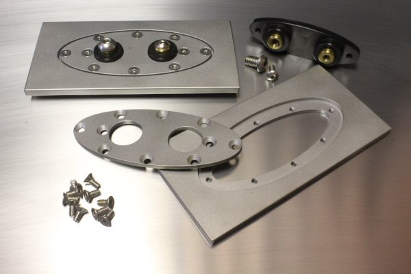 Oval Plate with Terminals