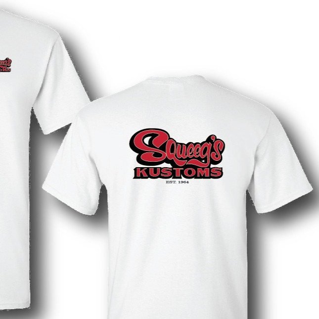 Squeeg's Kustom Light Gray T-Shirt