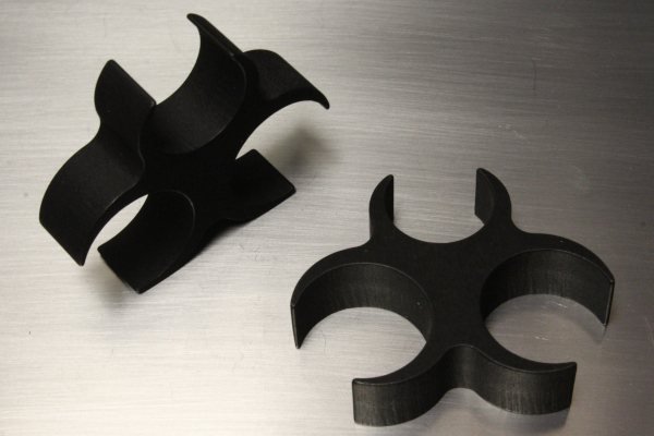 Three Line Separator or Mount- Aluminum or Nylon