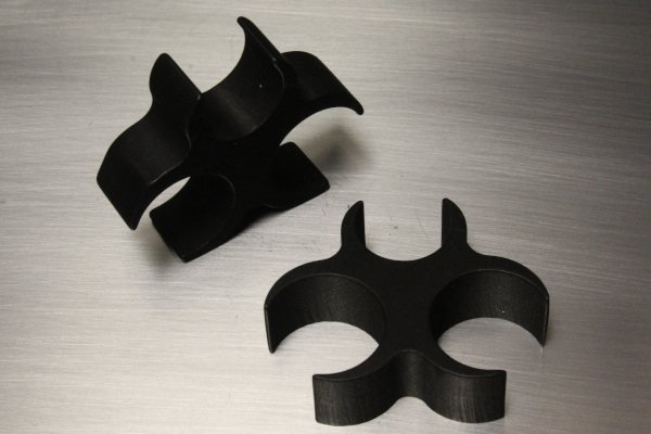 Three Line Separator or Mount- Aluminum or Nylon