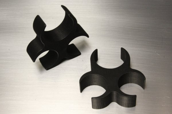 Three Line Separator or Mount- Aluminum or Nylon