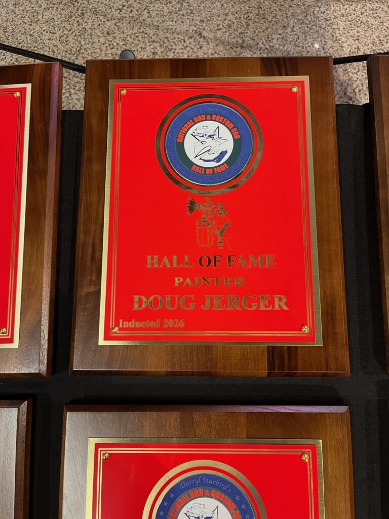 Doug Jerger’s Hall of Fame plaque: Painter, Inducted 2026